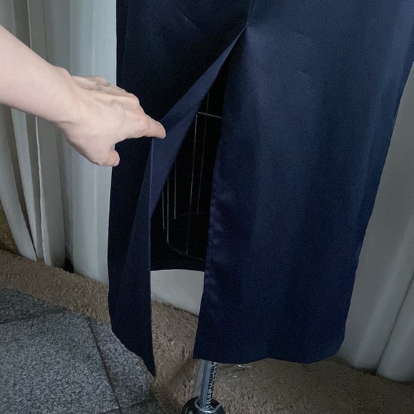 Navy special event maxi dress - Picture 7 of 11